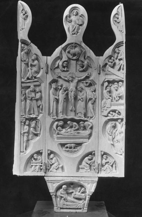 Opening Virgin triptych (Vierge ouvrante) (Front, open)