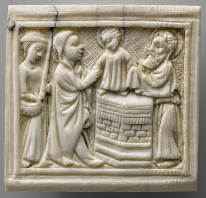 Panel, 1 register (possibly fragment of a casket) (Front)