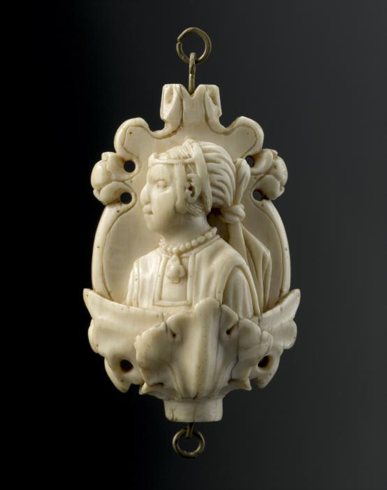 Rosary bead, 2 faces (chapelet) (Side 2)