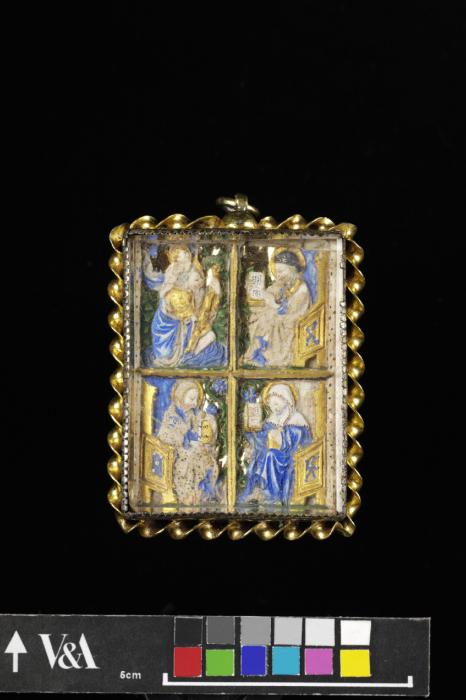 Double-sided openwork pendant, 2 registers (plaquette ajourée) (Side 2)