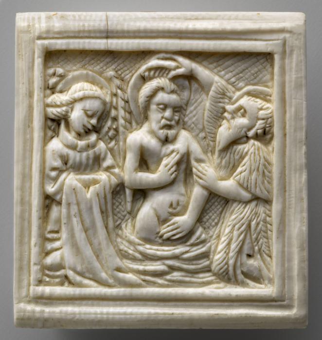 Panel, 1 register (possibly fragment of a casket) (Front)