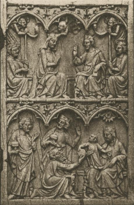 Diptych, 2 registers, 3 arches across (frise d'arcatures) (Wing, right)