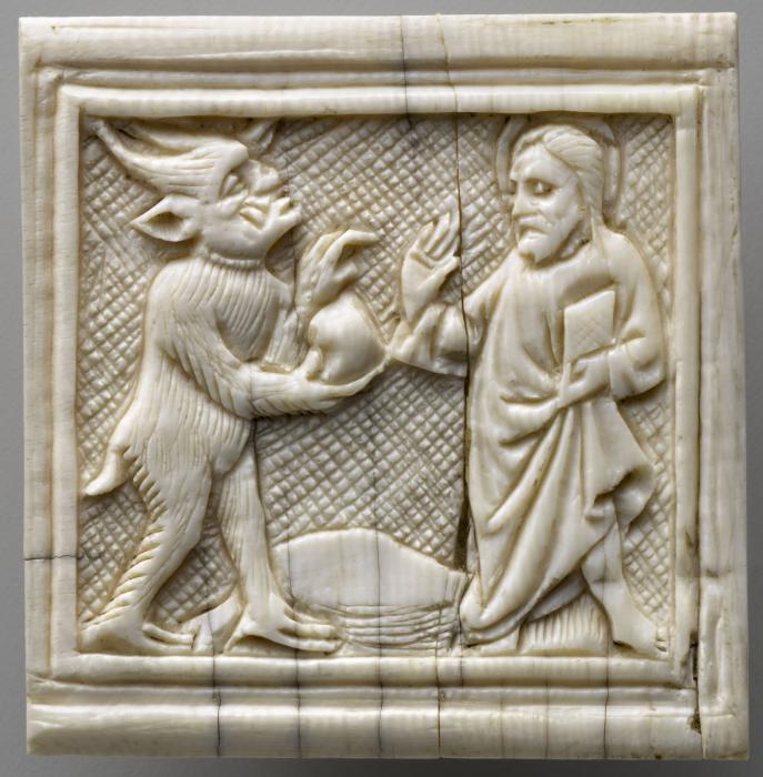 Panel, 1 register (possibly fragment of a casket or polyptych) (Front)