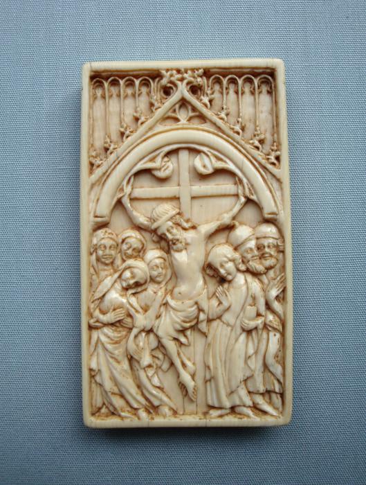 Panel, 1 register, 1 arch across (plaquette) (Front)