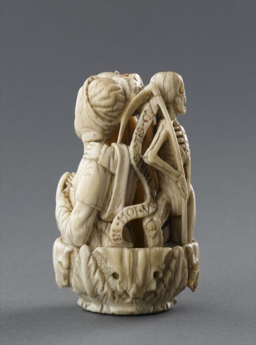 Rosary bead, 2 faces (chapelet)