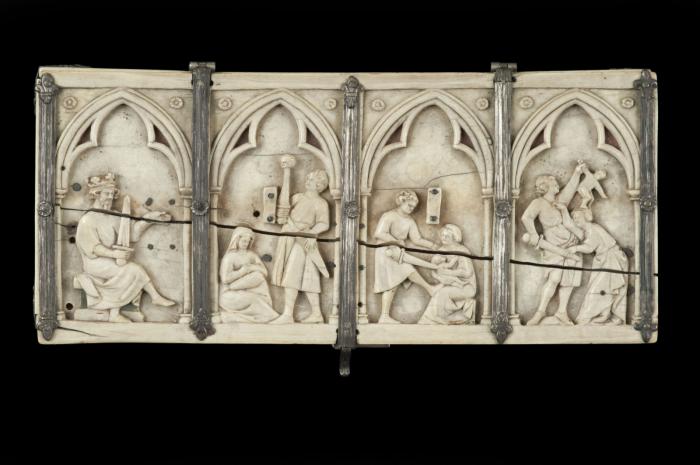 Casket, with arches (coffret; frise d'arcatures) (Lid)