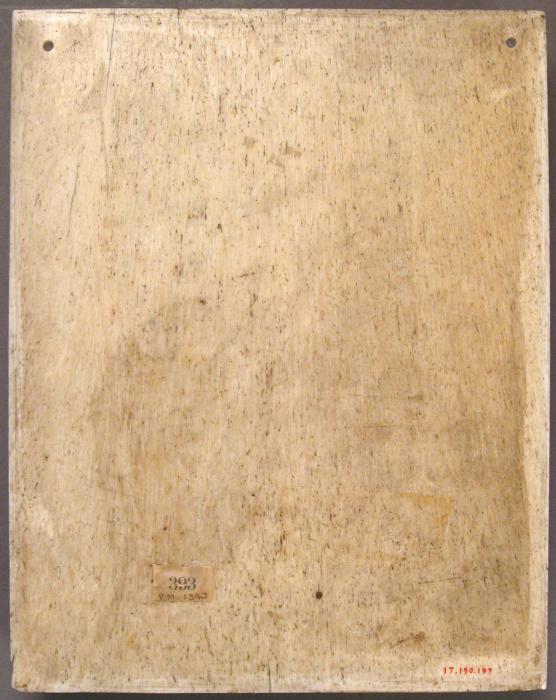 Panel, 1 register (plaquette) (Front)