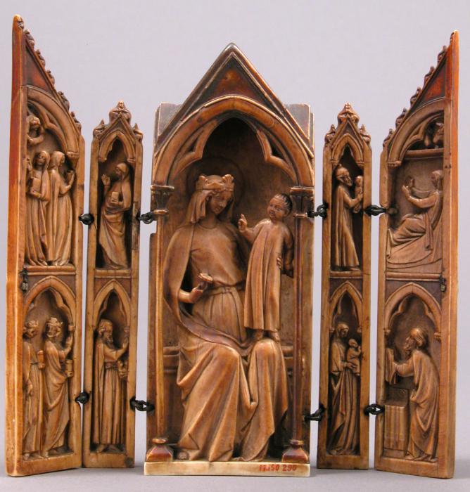 Gabled polyptych (tabernacle) (Front)