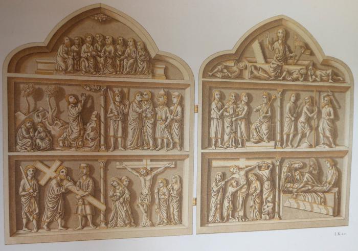 Trefoil-top diptych, 3 registers (Front)
