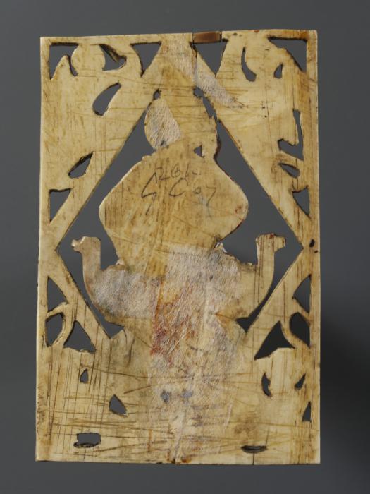 Openwork panel (plaque ajourée); probably used as part of the binding of a book (Back)
