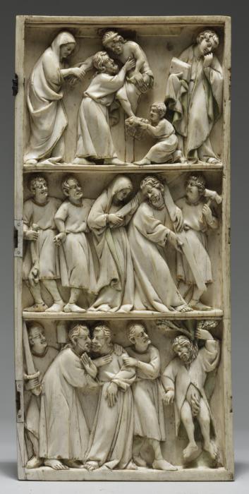 Diptych, 3 registers (Wing, right)