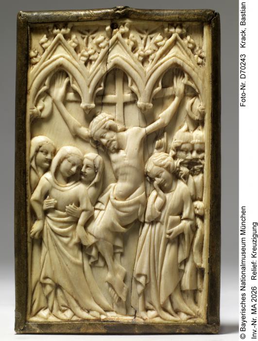 Panel, 1 register, 3 arches across (frise d'arcatures; plaquette) (Front)