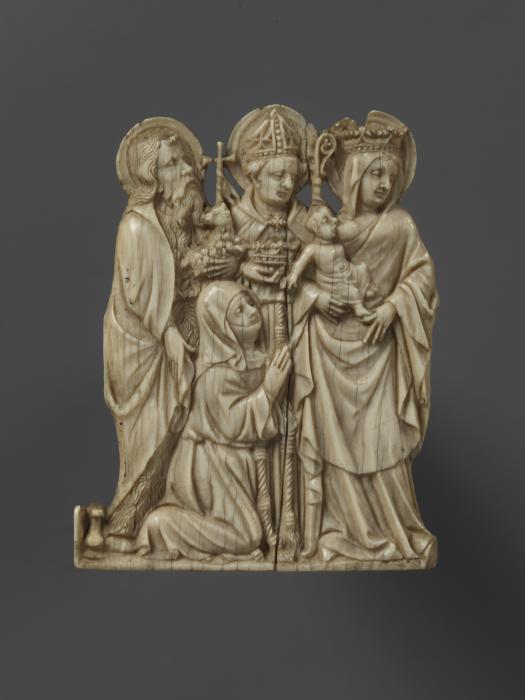 Fragment of an openwork panel (plaque ajourée; probably fragment from a diptych; wing, left) (Front)