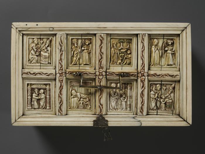 Casket, with ogee arches (coffret) (Lid)