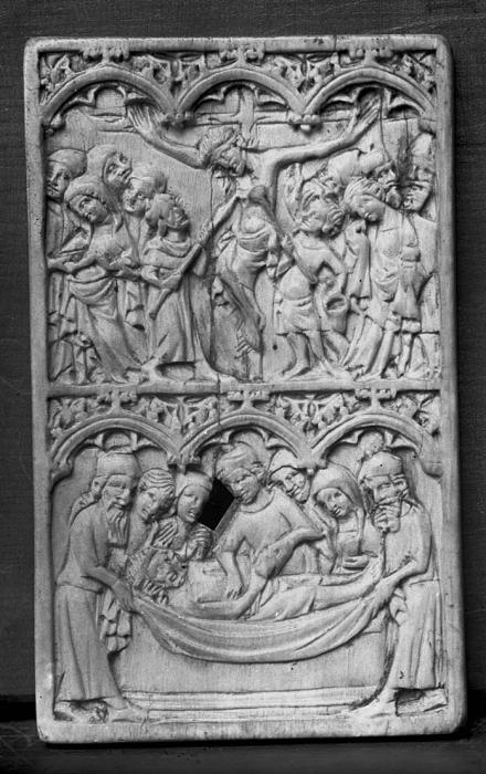 Writing tablet, 2 registers, 3 arches across (plaquette; frise d'arcatures; tablette à écrire) (Front)