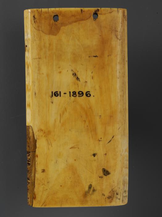 Wing, left (part of a diptych), 2 registers, 3 arches across (frise d'arcatures) (Back)