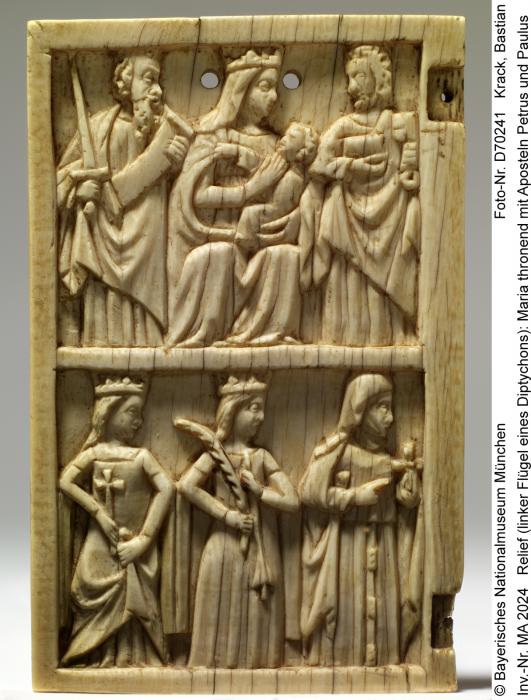 Wing, left (fragment of a diptych), 2 registers (Front)