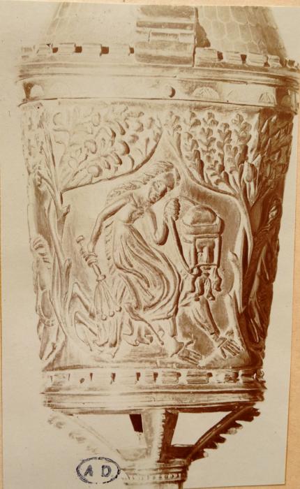 Chalice-shaped reliquary or pyxis (?) (Side 1)