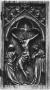 Diptych, 1 register, 1 arch across (plaquette) (Wing, right)