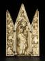 Gabled triptych (tabernacle; colonnettes) (Front, open)