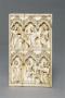 Wing, left (fragment of a diptych), 2 registers, 3 arches across (frise d'arcatures) (Front)
