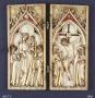 Diptych, 1 register, 1 arch across (plaquettes) (Front)