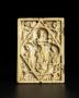 Wing, left (fragment of a diptych), 1 register, with quatrefoil enclosed in a diamond (plaquettes; quatre-feuilles) (Front)