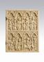 Wing, right (fragment of a diptych), 2 registers, 4 arches across (colonnettes; frise d'arcatures) (Front)