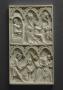 Panel (part of a polyptych), 2 registers, 3 arches across (frise d'arcatures) (Front)