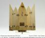 Gabled polyptych, with arches (tabernacle; frise d'arcatures) (Back)