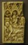 Panel (probably wing, left; fragment of a diptych), 1 register, 3 arches across (plaquette; frise d'arcatures) (Front)