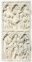 Wing, left (part of a diptych), 2 registers, 3 arches across (frise d'arcatures) (Front)