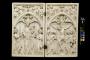 Diptych, 1 register, 1 arch across (plaquettes) (Front)