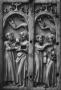 Panel (fragment of a casket lid), 1 register, 2 arches across (frise d'arcatures; coffret) (Front)