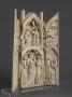 Gabled polyptych, 2 registers (tabernacle; frise d'arcatures; colonnettes) (Side)