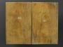Diptych, 3 registers, bands of rosettes (plaquettes; décor de roses) (Back)