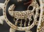 Painted crozier (crosse) (Detail)