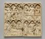 Diptych, 2 registers, 3 arches across (frise d'arcatures) (Front)