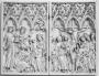 Diptych, 1 register, 3 arches across (plaquettes; frise d'arcatures) (Front)