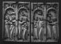 Panel (fragment of a casket lid), 1 register, 2 arches across (frise d'arcatures; coffret) (Front)