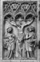 Diptych, 1 register, 3 arches across (frise d'arcatures; plaquettes) (Wing, left)