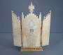 Gabled triptych (reliquary), 1 and 2 registers (colonnettes) (Back)