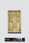 Panel (frament of a casket), 1 register, 1 ogee arch across (plaquette) (Front)