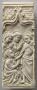 Panel (probably fragment of a box), 1 register, 1 ogee arch across (plaquette) (Front)
