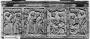 Casket with arches and quatrefoils (coffret; quatre-feuilles; frise d'arcatures) (Body, back)