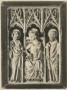 Openwork panel, 1 register, 3 arches across (plaque ajourée) (Front)