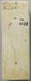 Panel (probably fragment of a box), 1 register, 1 ogee arch across (plaquette) (Back)