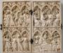 Diptych, 2 registers, 3 arches across (frise d'arcatures) (Front)