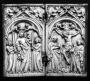 Diptych, 1 register, 1 arch across (plaquettes) (Front)