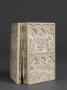 Set of writing tablets, 4 inner writing tablets and 2 outer covers, 2 registers, 3 arches across (tablettes à écrire; frise d'arcatures; plaquettes) (Spine, back)